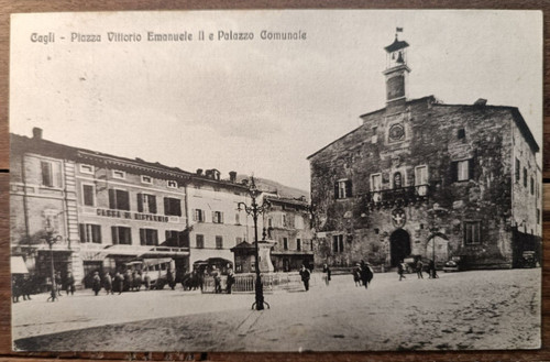 Cagli 1931 piazza vittorio - cagli,