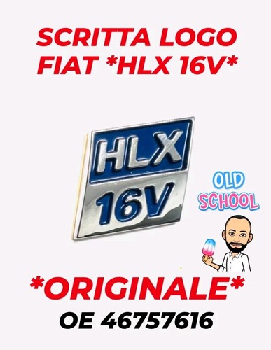 Emblema sigla hlx - hlx, fiat
