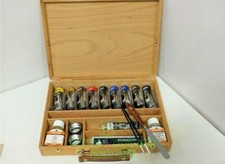 CASSETTA IN LEGNO COLORI OLIO