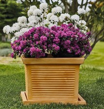 Quadrato MILLERIGHE RIGATO Vaso in Resina 40x40xh33/48x48xh38cm giardino piante