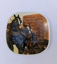 ♥ PIATTO DAVIDE CAMPARI MANIFESTI D'EPOCA RICHARD GINORI CERAMICA I CAVALLI