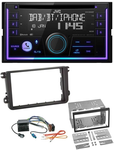 Jvc mp3 usb 2din - 2din, bluetooth