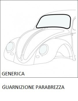 Guarnizione parabrezza fiat - guarnizione,
