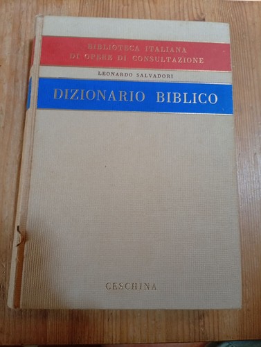 Dizionario biblico l - biblico,