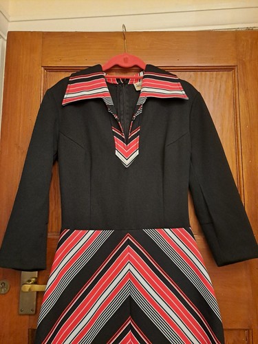 Abito vintage anni - 70, rosso