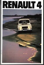 Renault 4 Estate 1979-1980 UK Market Sales Brochure Base, TL e GTL