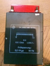 pair TELEFUNKEN 8H-95mA - NOS filter chokes COPPIA induttanze TFK - high quality