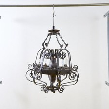Lampadario legno vintage - in,