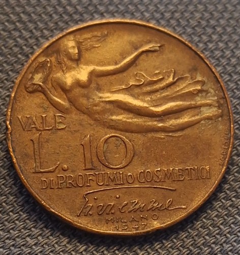 Gettone lire miss - 10, italia