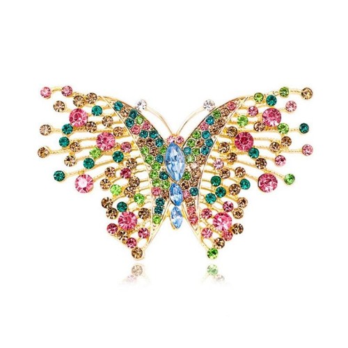 Spilla farfalla colorata