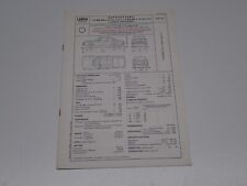 LANCIA 2000 COUPE' TIPO 820.230 SCHEDA DI OMOLOGAZIONE DGM 1971 (23)