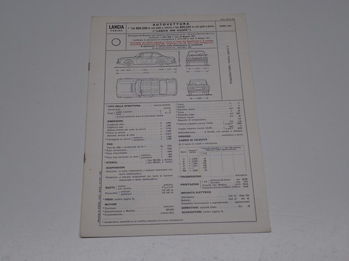 Lancia 2000 coupe tipo - coupe',