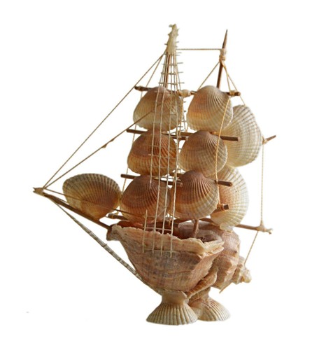 Conchiglia vintage barca - , a