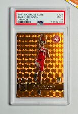 Panini PSA 9 Jalen Johnson Orange 2021 Donruss Elite #229 Rookie /210