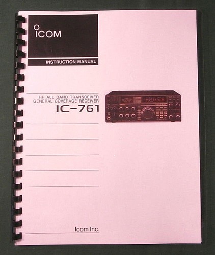 Icom 761 manuale di - icom, ic-761
