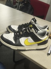 Nike Dunk Low Black Opti Yellow-White