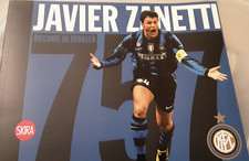 JAVIER ZANETTI 757 UN RECORD DI FEDELTA F.C. INTER TRIPLETE INTER PARIS S.G.