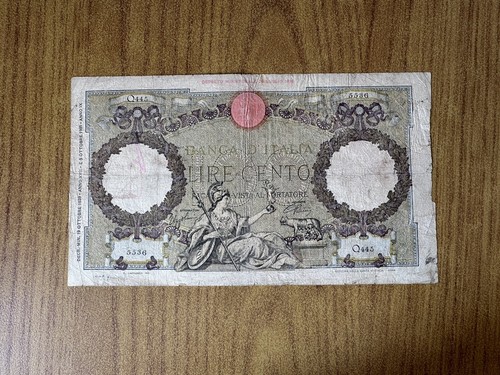 Regno italia lire 100 roma - regno,