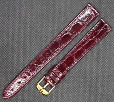 CINTURINO UNIVERSAL GENEVE COCCO con FIBBIA ORIGINALE 12/13mm NUOVO NOS