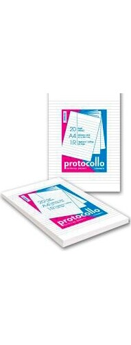 Confezione fogli protocollo - 20,