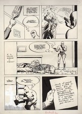 RAOUL BUZZELLI - TAVOLA ORIGINALE per L'UOMO MASCHERATO - PHANTOM