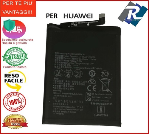 Batteria huawei hb356687ecw - batteria,