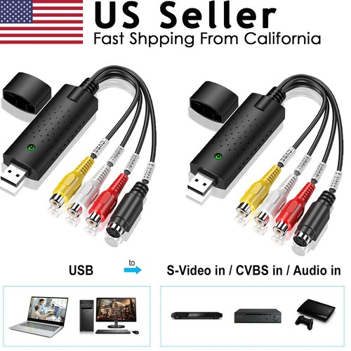 Usb audio video vhs to - audio, dvd