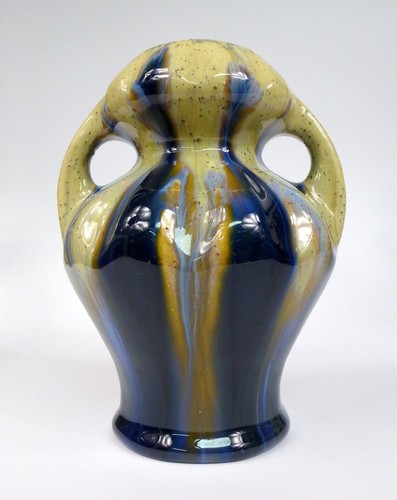 Vaso ceramica stile liberty - vaso,