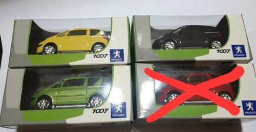 Lotto peugeot 1007 norev 64 - peugeot, 1/64