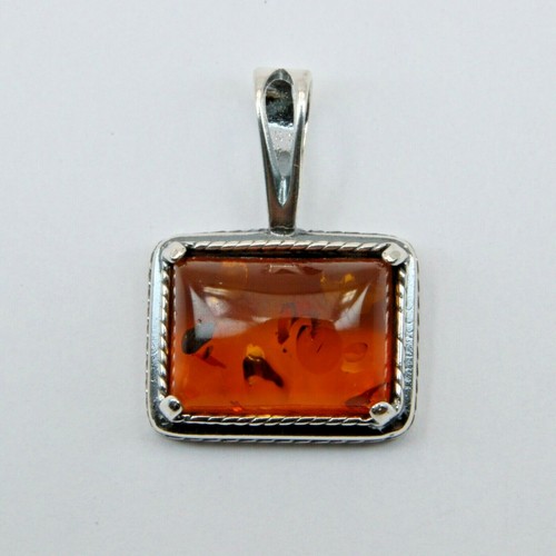 Ciondolo quadrato cognac