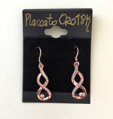 Orecchini placcati oro - , rosa