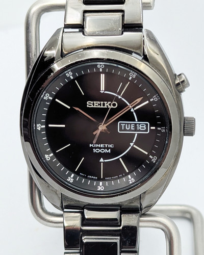 Seiko kinetic 5m63 0ak0 black - kinetic, 5m63-0ak0