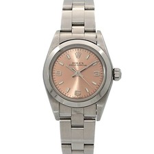 ROLEX Oyster Perpetual 76080 Serial F automatico quadrante rosa donna 90293823