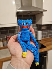 Huggy wuggy inspired fan - huggy,