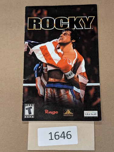 Rocky ps2 manual only no - rocky, -manual