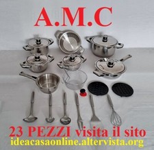 Batteria pentole amc 23 - pentole,
