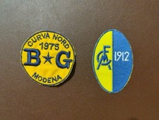 TOPPA PATCH TOPPE ULTRAS BRIGATE GIALLOBLU MODENA NO ADESIVO MAGLIA SCIARPA