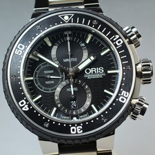 Orologio automatico uomo quasi come nuovo Oris 7727 Pro Diver 50 mm cronograf...