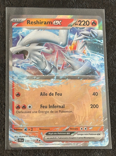 Carte pokémon reshiram - carte,