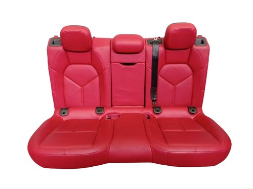 Panca posteriore pelle rosso - panca,