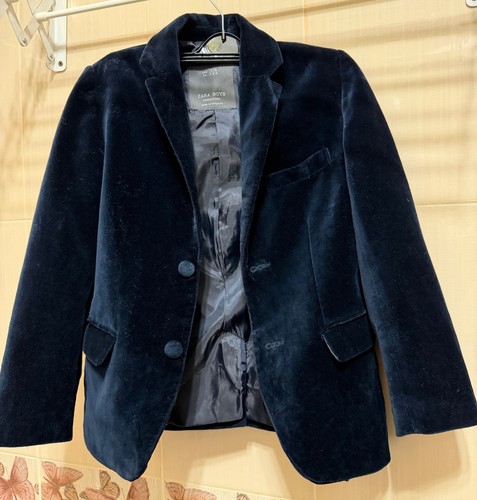 Blazer zara ragazzo velluto - zara,
