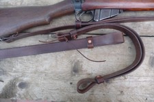 Leather rifle sling martini - leather,