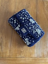 Pochette Donna Boy Crossbody Crochet Ricamata Perle Clutch Handmade 