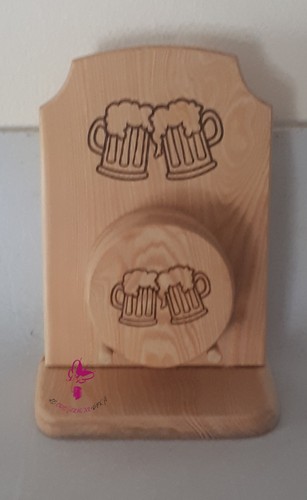 Sotto bicchieri legno - in,