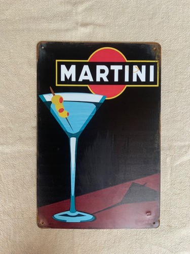 Insegna metallo martini - in,