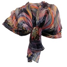 Elegante Viola SCIARPA FOULARD uomo, donna, unisex Pashmina  -SP-02