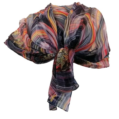 Elegante viola sciarpa - elegante, foulard