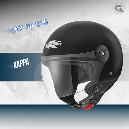 Casco jet kappa kv40 matt - jet,
