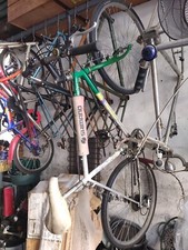 Telaio bici mountain bike colore grigio/verde marca atala con manubrio etc.