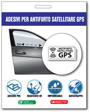 100 50 25 ADESIVI ANTIFURTO SATELLITARE SPECCHIATO TRAKER GPS AUTO CAMPER CAMION